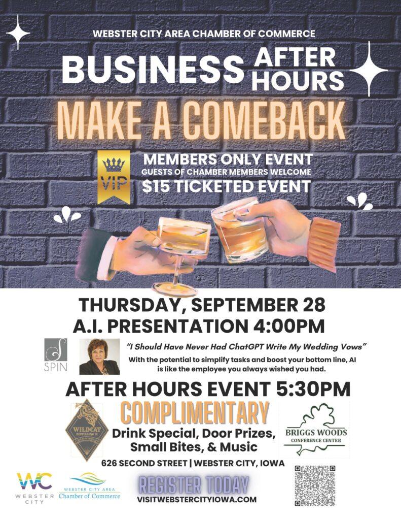 business after hours event