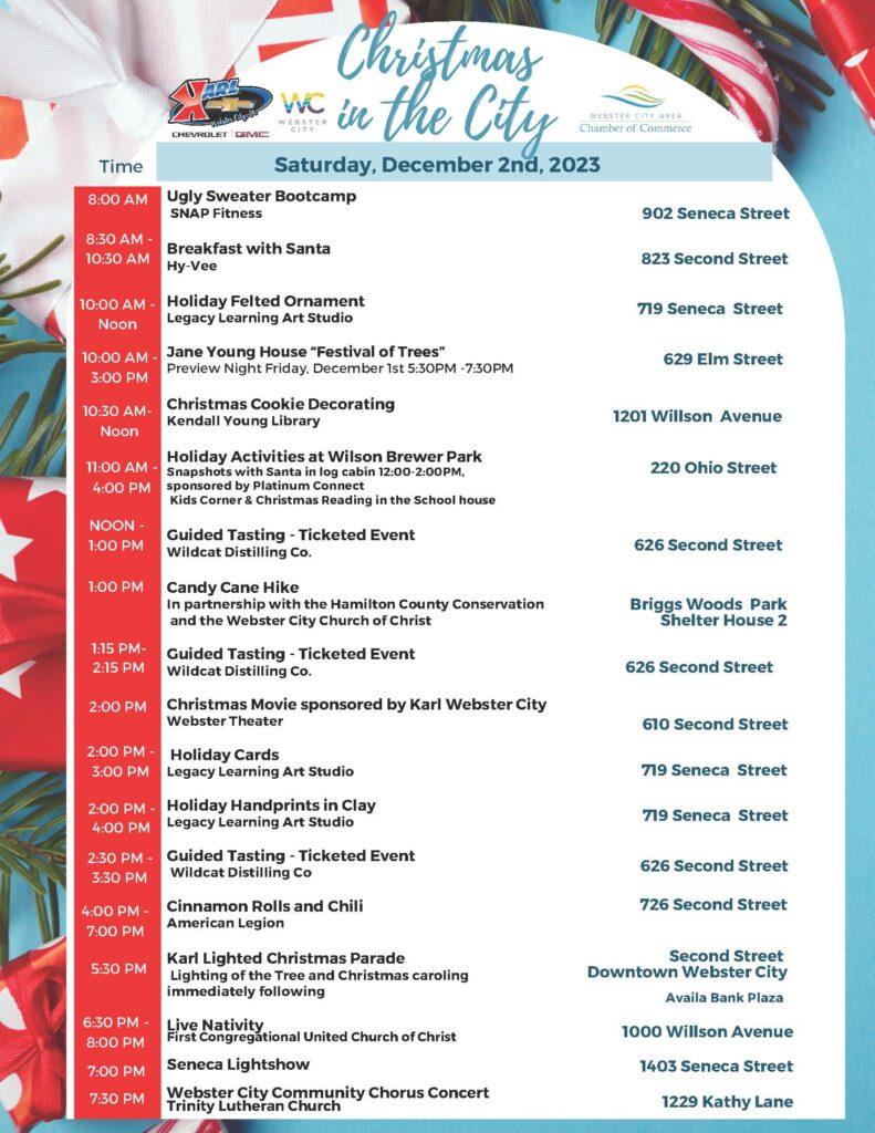Christmas in the City flyer