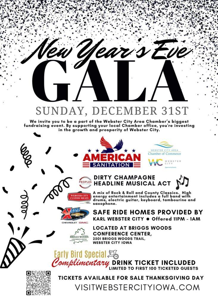New Year's Eve Gala flyer