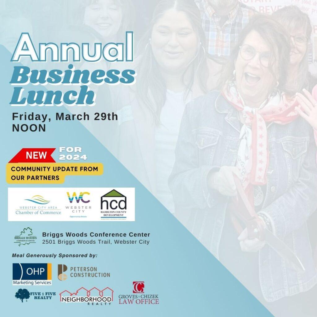 Annual Business Lunch flyer