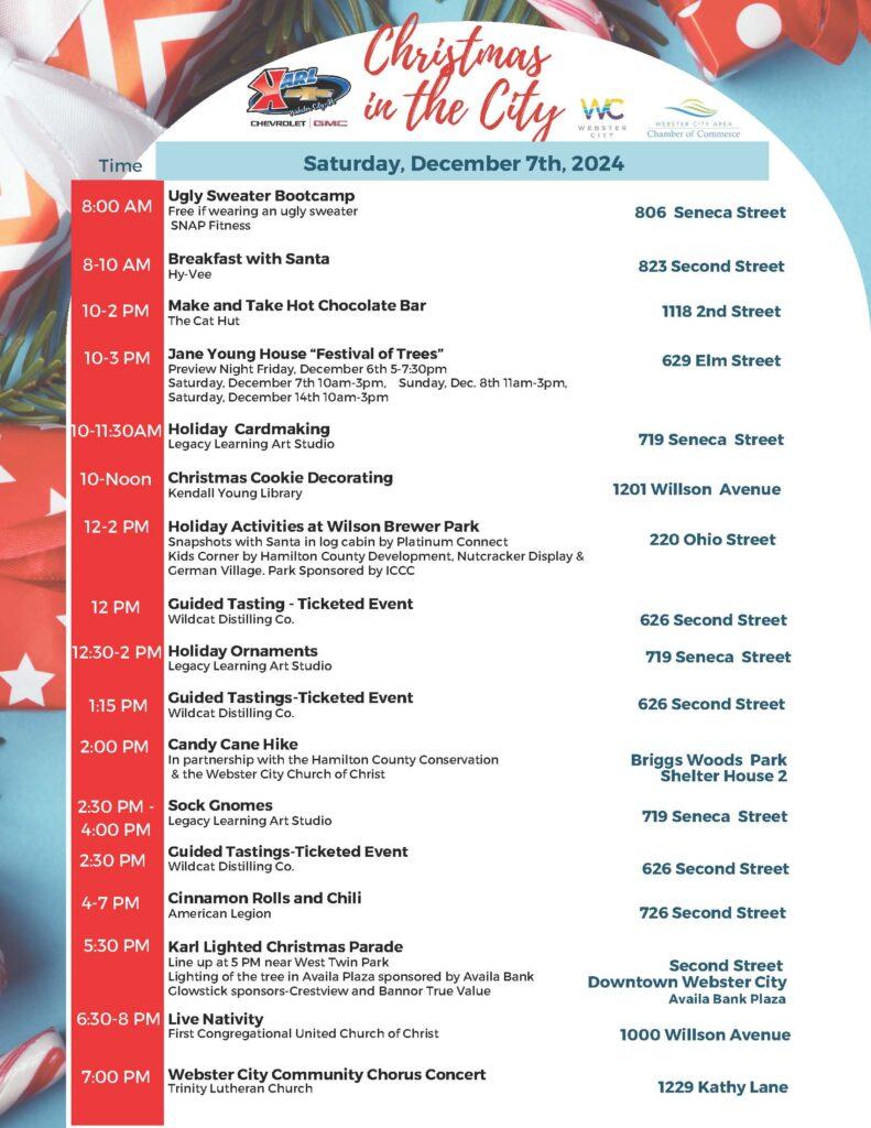 Christmas in the City Flyer 2024