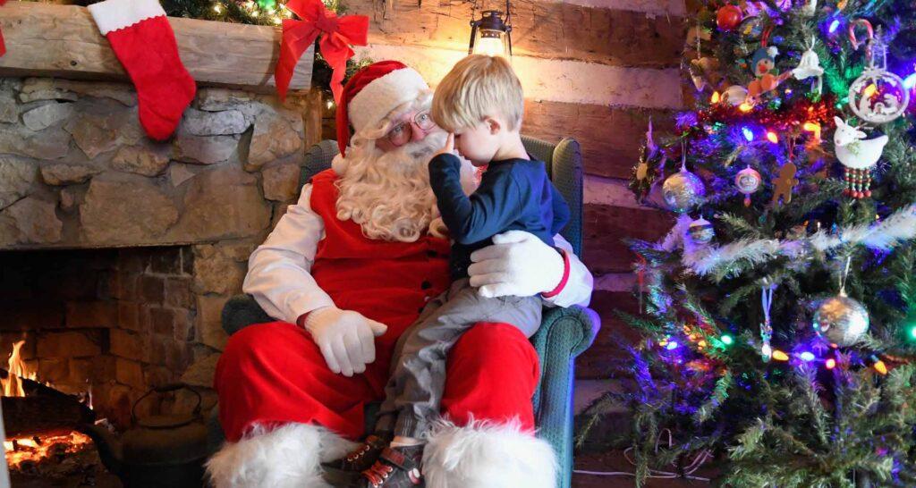 Santa with child