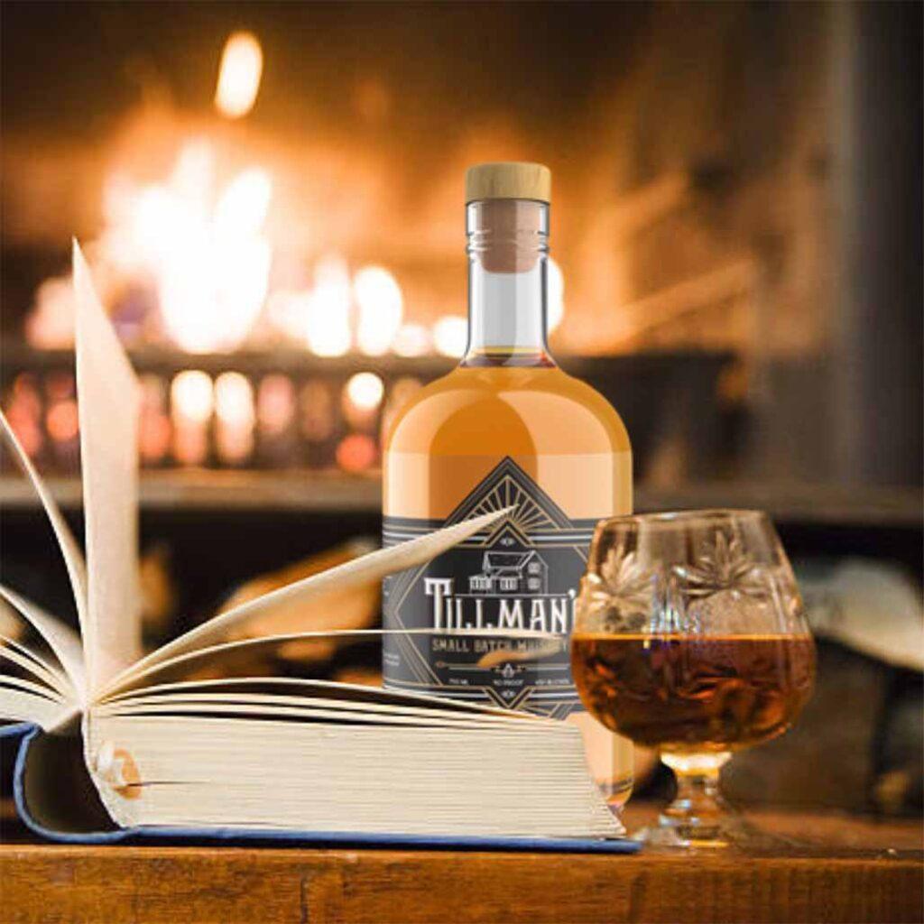 whiskey and book